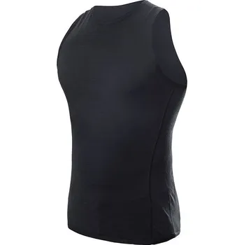 Pánské tričko SENSOR MERINO AIR pánské triko bez rukávu černá Velikost: M