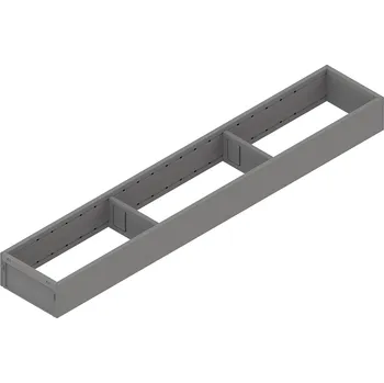 Nábytkové kování BLUM ZC7S600RS1 Ambia-line rámeček pro LBX/MVX, NL=600/Š=100 Indium šedá IG-M