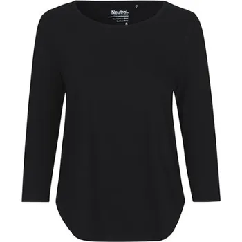 Neutral Dámské triko s 3/4 rukávem NE81006 Black XL
