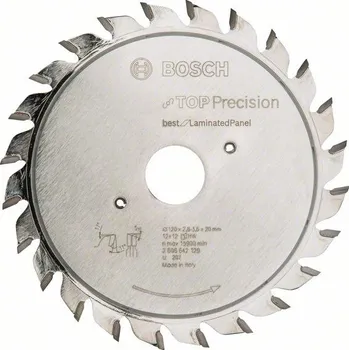 Pilový kotouč BOSCH 2608642129 Předřezový kotouč Laminated Panel 120 x 20 x 2,8-3,6 mm, 12+12