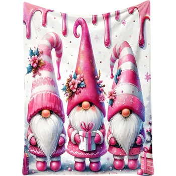 deka Excellent Mikroplyšová hřejivá deka 150x200 cm - Růžoví skřítci