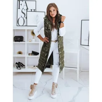 Kamizelka pikowana damska GANTINI zielona Dstreet TY2018