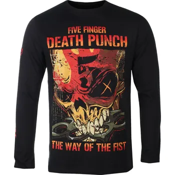 Pánské tričko Tričko metal pánské Five Finger Death Punch - The Way Of The Fist - ROCK OFF - FFDPLST40MB - M