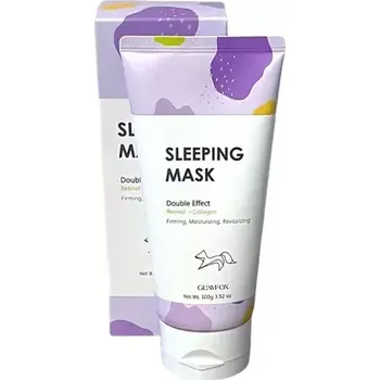 Pleťová maska GLAMFOX Sleeping Mask Double Effect Retinol & Collagen 100g