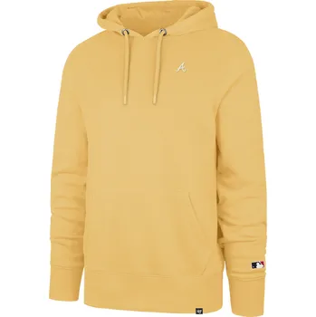 Pánská móda 47 Brand Pánská mikina Atlanta Braves MLB Base Runner LC Emb '47 BURNSIDE Hood Light Green Velikost: XL