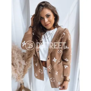 Dámská bunda z alpaky FORTY světle hnědá