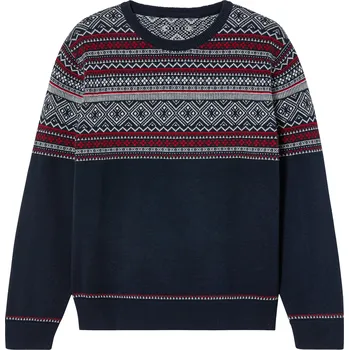 Chlapecký svetr pepperts!® Chlapecký svetr (134/140, bílá / červená / námořnická modrá)