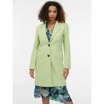 Dámský kabát Světle zelený dámský kabát