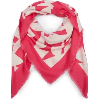Šátek Růžový vzorovaný dámský šátek