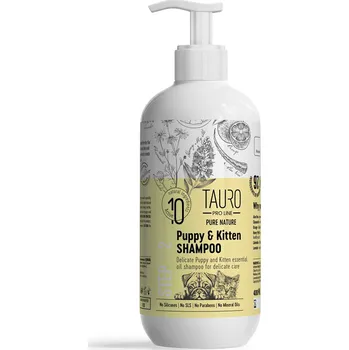 Kosmetika pro psa TAURO PRO LINE Jemný šampon TPL PURE NATURE pro štěňata a koťata 400 ml