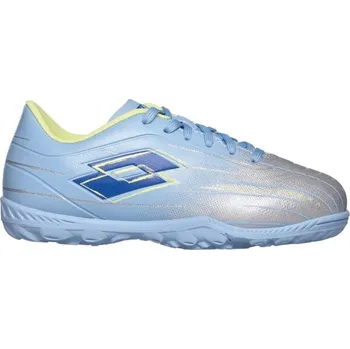 Fotbal Juniorské turfy Lotto SOLISTA 700 IX TF JR 38 Světle modrá, Šedá, Modrá, Žlutá