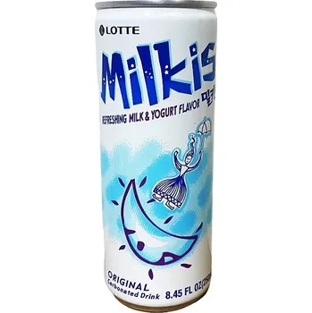 Limonáda Milkis mléčná soda Original 250 ml - Lotte