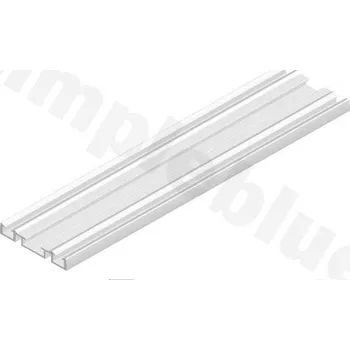 Nábytkové kování SEVROLL 05751 Blue-V spodní vedení 2m černá mat