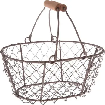 Casa de Engel Kovový košík černý 6