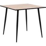 Jídelní čtvercový stůl Wilma divoký dub/černý