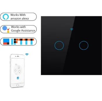 vypínač KRESSMAN Dotykový WiFi vypínač černý