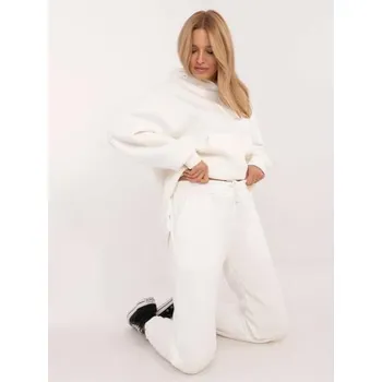 Ecru tepláková základní souprava s oteplením