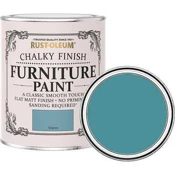 Barva na dřevo Rust-Oleum Křídová matná barva na nábytek Chalky Finish Furniture Paint modrá, RO.14009.HU.0.75