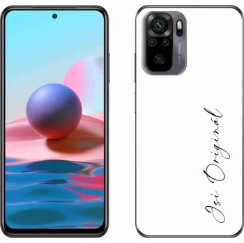 Pouzdro na mobilní telefon Gelový kryt mmCase na Xiaomi Poco M5s - jsi originál bílé pozadí