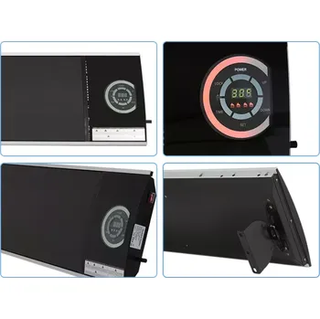 Infrazářič KRESSMAN Wifi infračervený ohřívač ZFS-15K 1500 W černý - dálkový ovladač