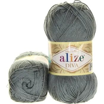 Galanterie Alize Diva 343 šedá