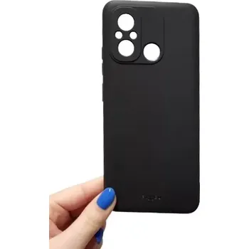 Telefonní příslušenství Zadní pogumovaný kryt FIXED Story pro Xiaomi Redmi 12C, černý