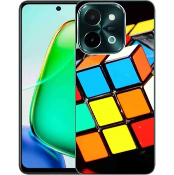 Hlavolam Gelový obal mmCase na Vivo Y28 - rubikova kostka