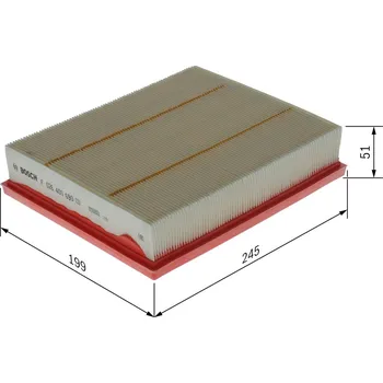 Vzduchový filtr Vzduchový filtr BOSCH F 026 400 690