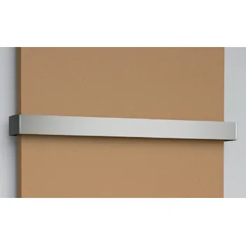 Madlo do koupelny Madlo oboustranné Isan Solar pro tělesa 288 mm, katáčovaný nerez