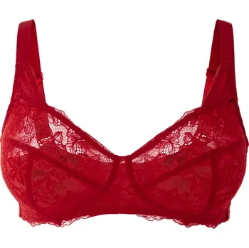 Podprsenka esmara® Dámská krajková podprsenka XXL (90C, červená)