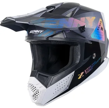 Helma na motorku KENNY přilba TRACK 25 pearl zoom black - XS