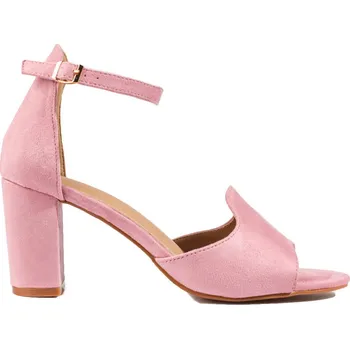 Dámské sandále Dámské růžové sandály na sloupku W. Potocki 23-21035P Velikost: 37