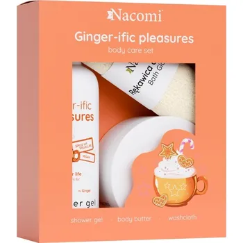Kosmetická sada Nacomi - Dárková sada - Zázvorové potěšení, péče o tělo, 3 ks