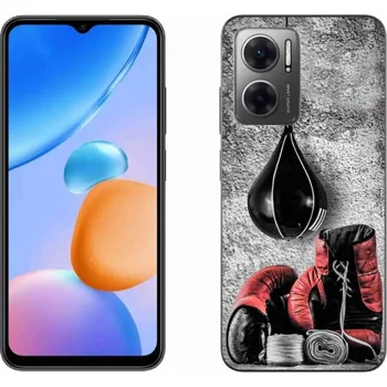 Boxovací pytel Gelový kryt mmCase na Xiaomi Redmi 10 5G - boxovací pytel a rukavice