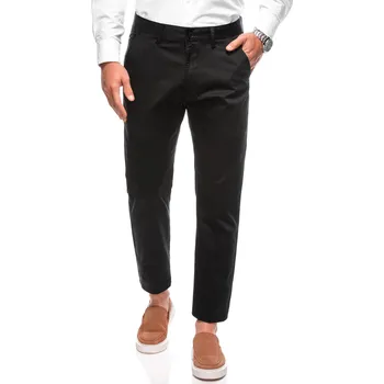 Pánské oblečení Pánské chino kalhoty 1475P - černé - 39