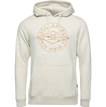 Pánská mikina Pánská mikina Billabong BIG DAVE PO S Bílá, Oranžová