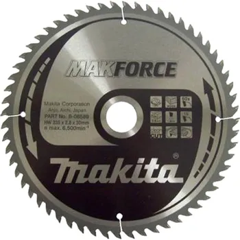 Řezný kotouč MAKITA B-08589 pilový kotouč 235x1,8x30mm 60T MAKFORCE