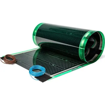 Topná rohož HEAT DECOR Topná fólie s konektory HD-G Šířka fólie: 0,5m, Délka: 0,25, Výkon (W): 110W