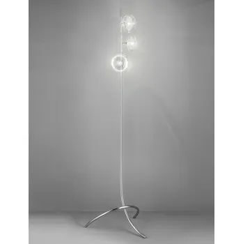 Stojací lampa Metal Lux 260.733.01 Dolce, stojací lampa 3xG9, chrom/čiré sklo, výška 170cm