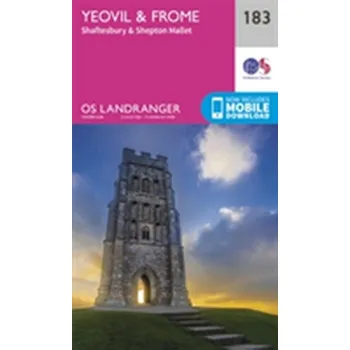 Encyklopedie Yeovil & Frome - Ordnance Survey [EN] (2016, Skládaná mapa, Ordnance Survey)