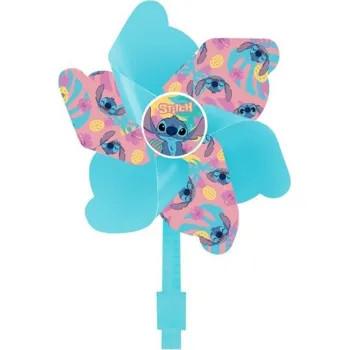 Zvonek na kolo Větrník na kolo Disney STITCH UNI Tyrkysová, Mix