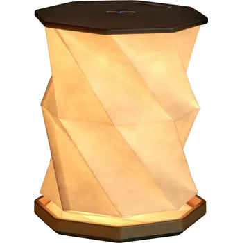 Dekorativní svítidlo Černá světelná dekorace na USB ø 12 cm Twist Hexagon – Gingko ID_1693088