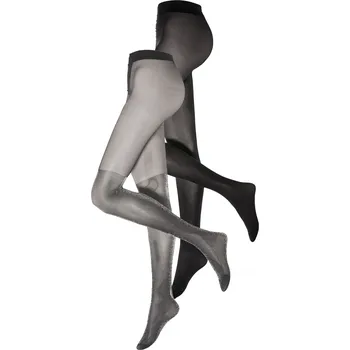 Dámské punčochy esmara® Dámské jemné punčochové kalhoty (černá/stříbrná, M(40/42))