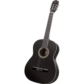 Hudební nástroj pro děti Kytara, vč. pouzdra a ladičky (černá matná)