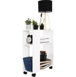 Příruční stolek Zoela New - bílá - SLEVA 3% s kodem radost25