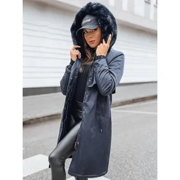 Dámská parka Dámská zimní bunda parka LUSTER tmavě modrá