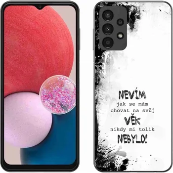 Pouzdro na mobilní telefon Gelový kryt mmCase na Samsung Galaxy A13 4G - vtipný text 14 bílé pozadí
