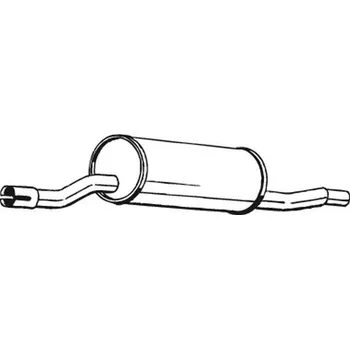 Výfukový systém Střední tlumič výfuku BOSAL 135-465