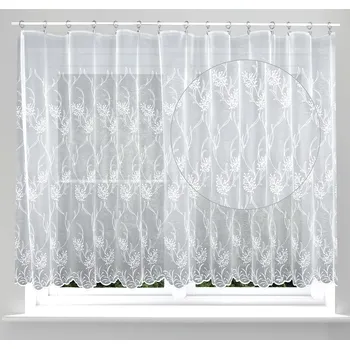 Záclona Forbyt DITA bílá 110cm ( v metráži)