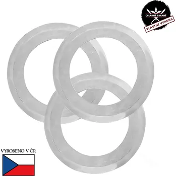 Vrhací hvězdice CZ Sada broušených chakramů "CIRCLE OF LIFE" malý - zinek - 3 kusy